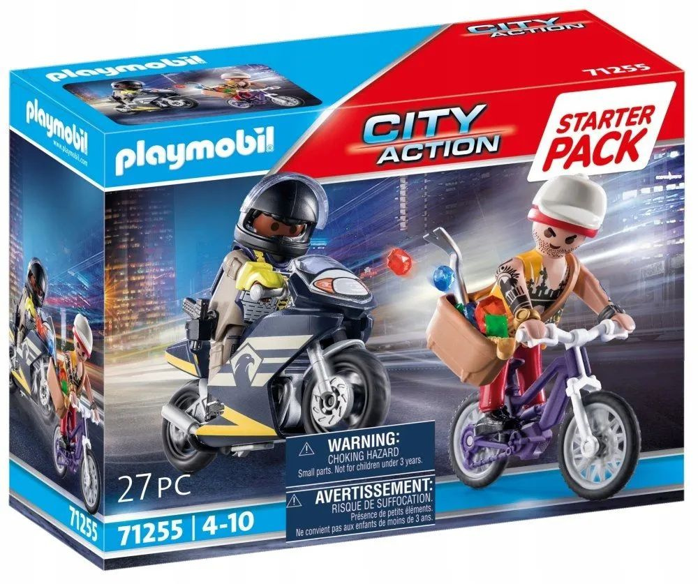 Конструктор Playmobil City Action - Стартовый набор Специальный отряд с похитителем драгоценностей - #1