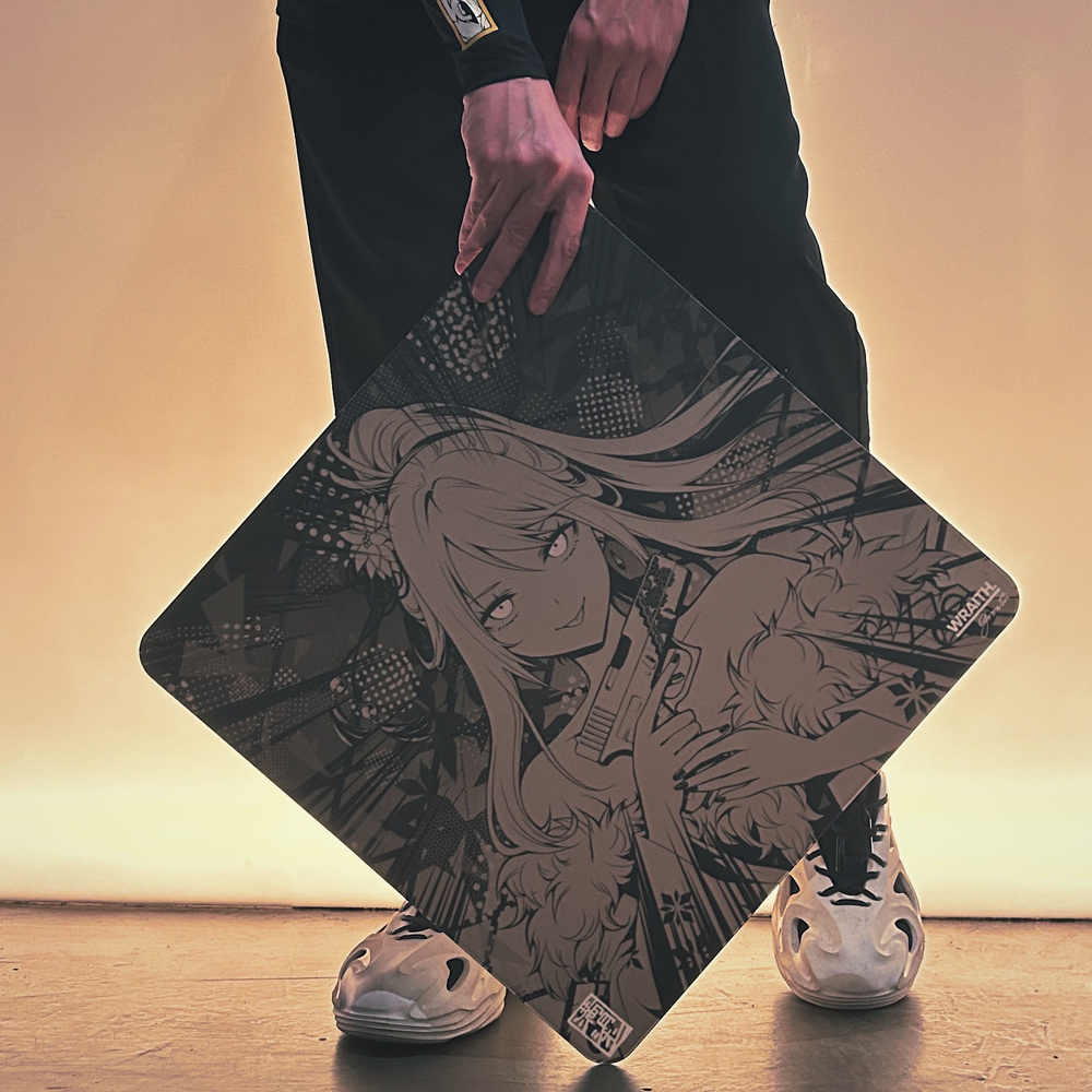 WRAITH Cosmic Glass V2マウスパッドEvil edition Wraith Cosmic Glass
