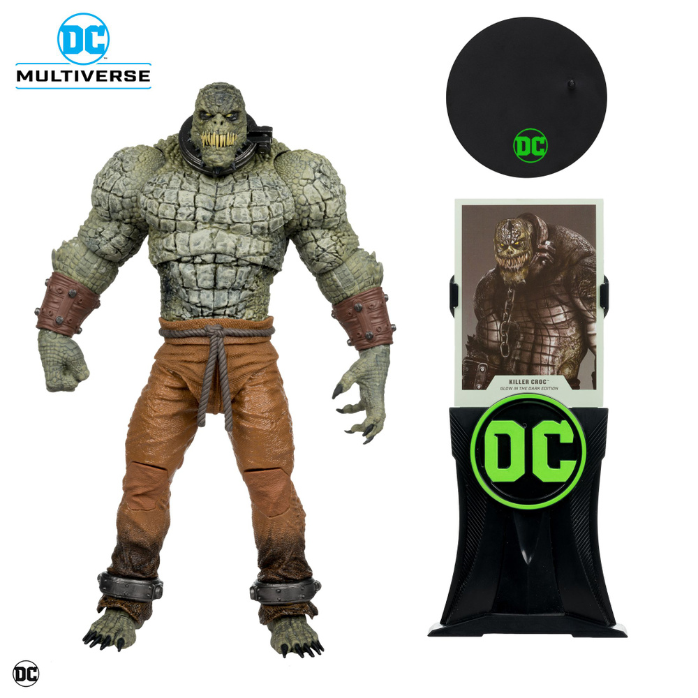 Фигурка McFarlane 17219 Killer Croc Batman: Arkham Asylum Glow in the dark edition #1