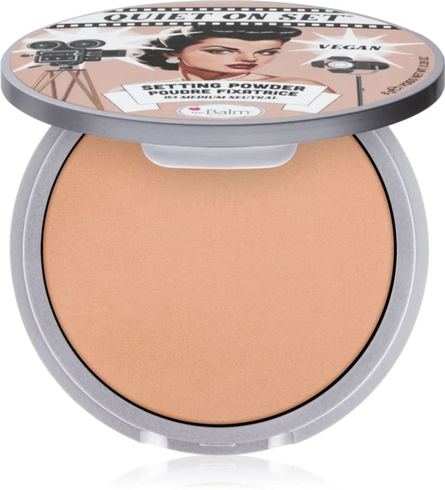 Матирующая пудра TheBalm Quiet on Set Оттенок: 03 Medium Neutral #1