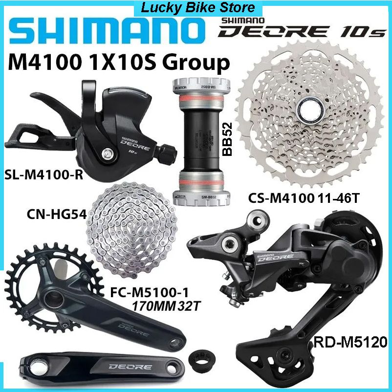 Gruppo Shimano Deore M4100 10v: Cambio E Leva Originali Per La Tua MTB