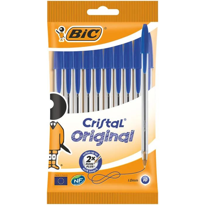 Ручка шариковая Bic Cristal Original 10шт 830863 #1