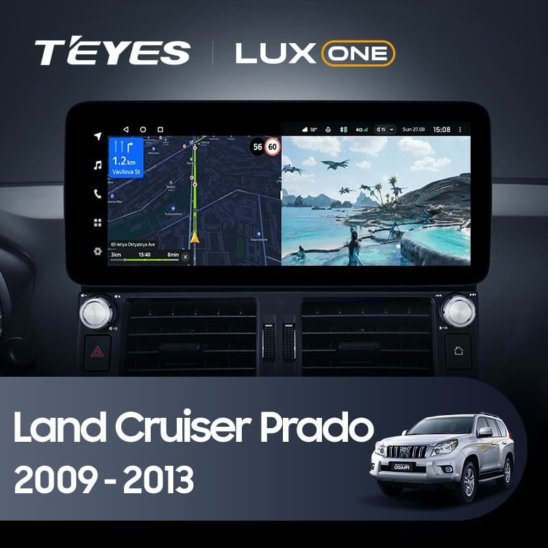 Штатная магнитола Teyes LUX ONE 4/32 Toyota Land Cruiser Prado 150 (2009-2013) #1