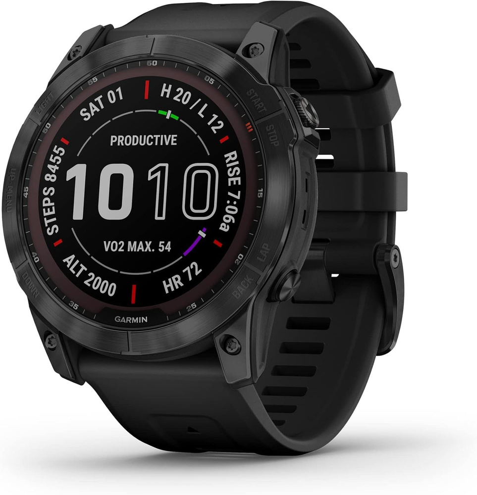 Garmin Умные часы Garmin   FENIX 7X Solar with black band, black #1