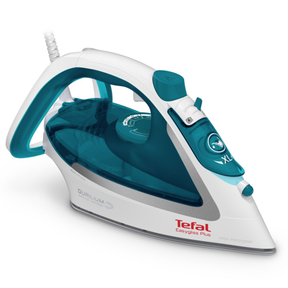 Паровой утюг Tefal Easygliss Plus FV5718E0, с вертикальным отпариванием, защитой от накипи, большим резервуаром #1