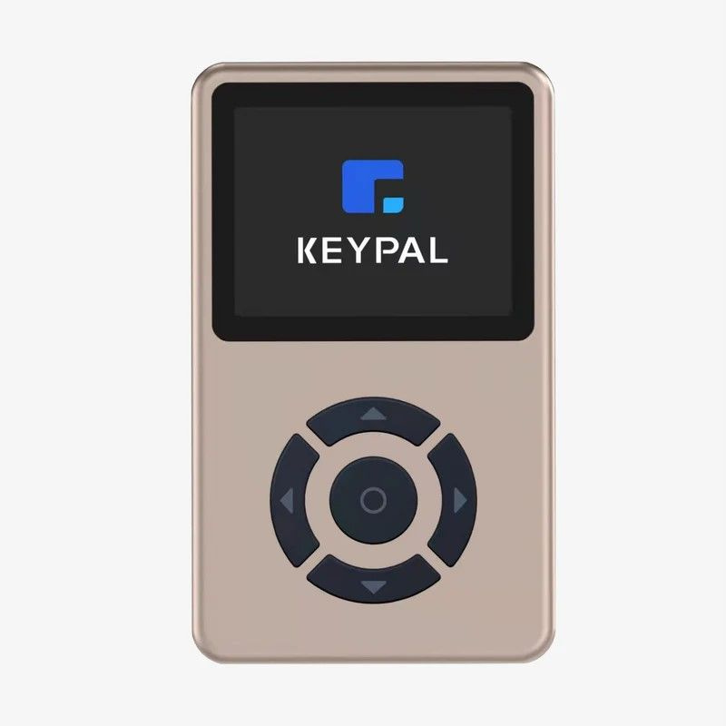 Аппаратный криптокошелек KeyPal Plus Gold - холодный кошелек для криптовалют от официального реселлера #1