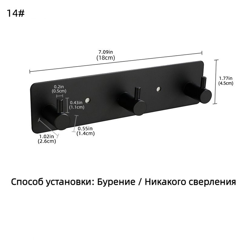 LONGYUEYC Крючок для ванной 1 крюч. #1