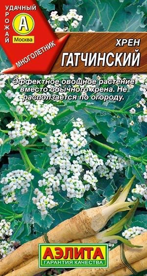 ХРЕН ГАТЧИНСКИЙ. Семена. Вес 0,3 гр. Многолетнее овощное растение с великолепными декоративными качествами. #1