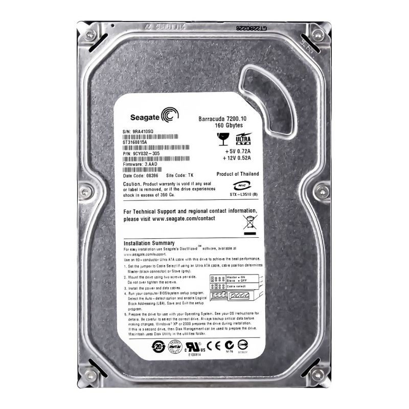 Seagate 160 ГБ Внутренний жесткий диск (ST3160815A)  #1