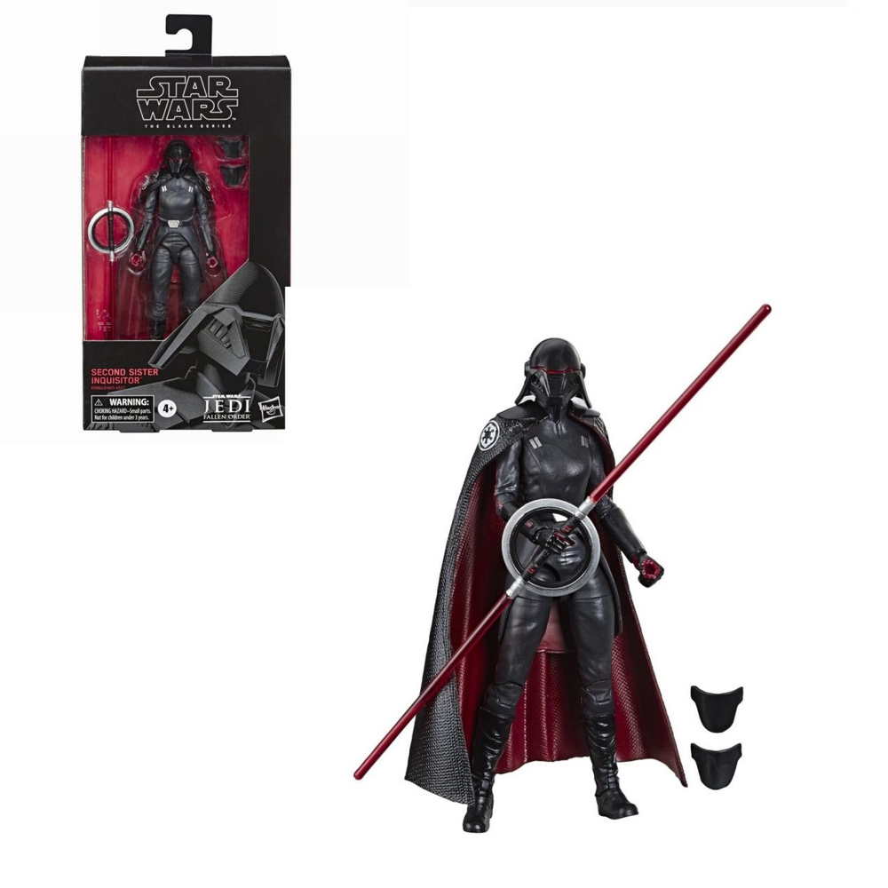 игрушки Hasbro фигурки Игра серии Star Wars Black 6-дюймовая серия Jedi: The Fallen Samurai Second Sister #1