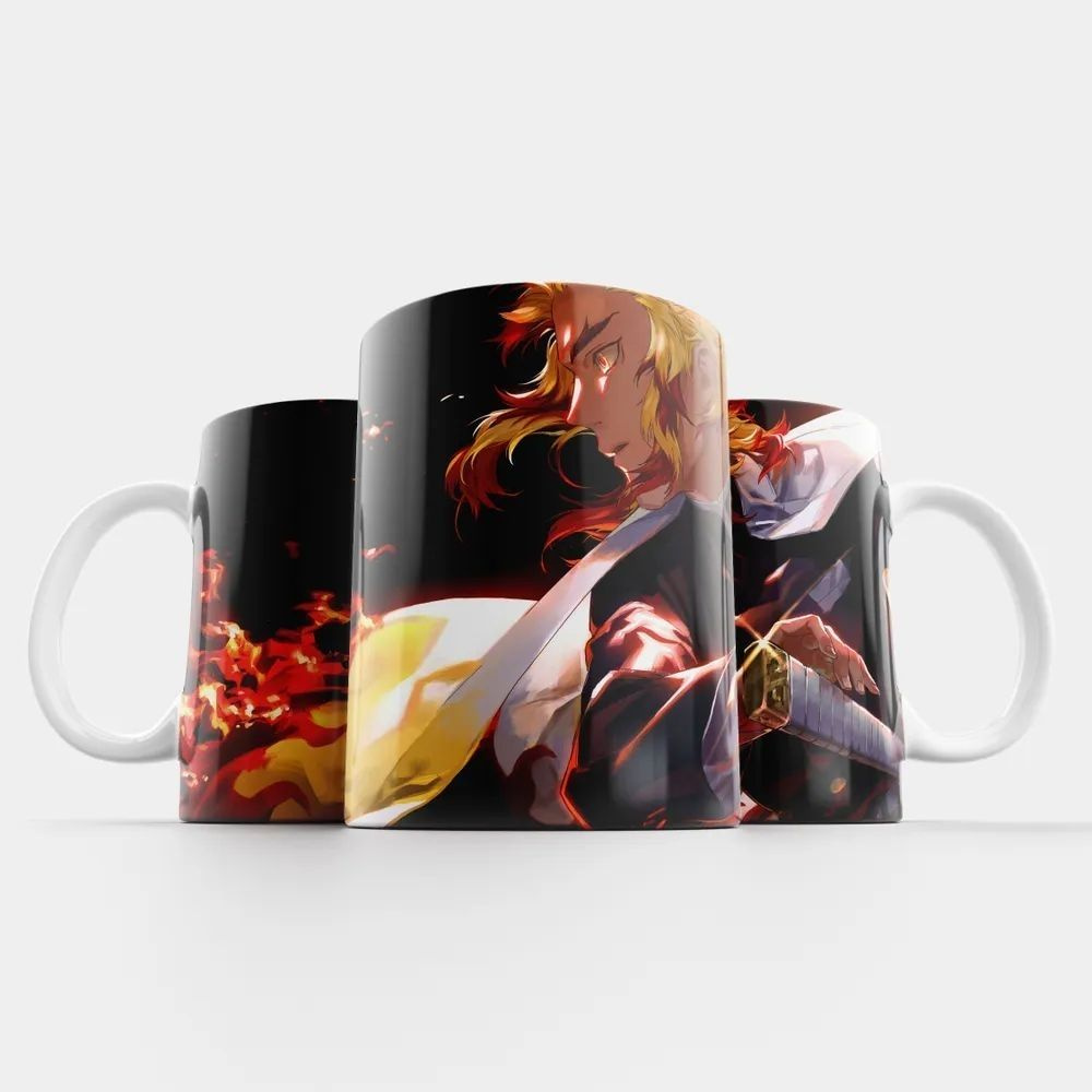 Кружка CoolMugs "Истребитель демонов (Клинок рассекающий демонов: №121)" 330 мл, 1 шт #1