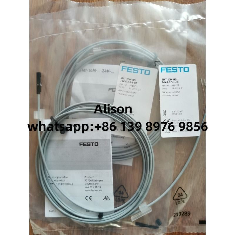 Переключатель пневмомагнитного датчика FESTO 551377 SMT-10M-NS-24V-E-2,5-L-OE  #1