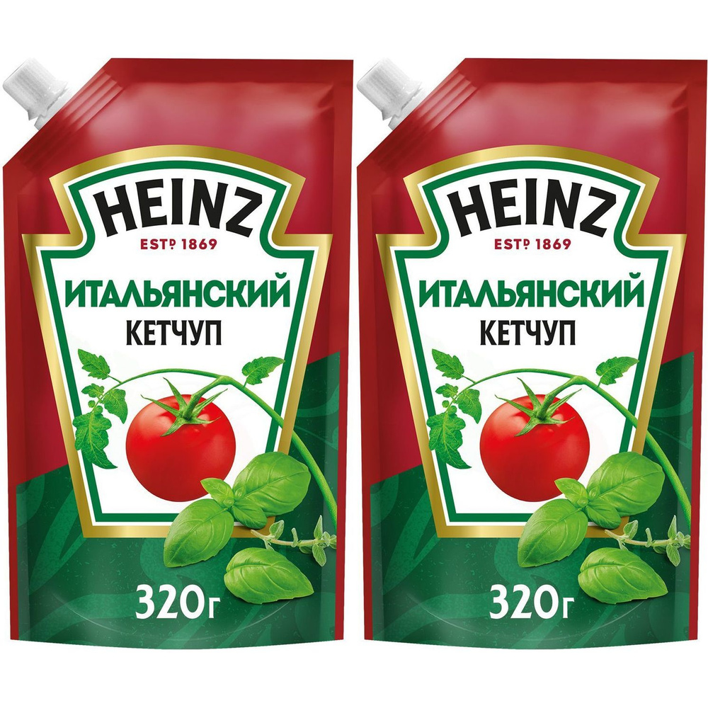 Кетчуп Heinz Итальянский 320 г, набор: 2 штуки #1