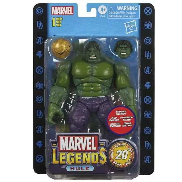 Фигурки Hasbro оригинальная коробка Легенды Marvel (Халк, Жаба, Железный человек, Капитан Америка), Производство #1