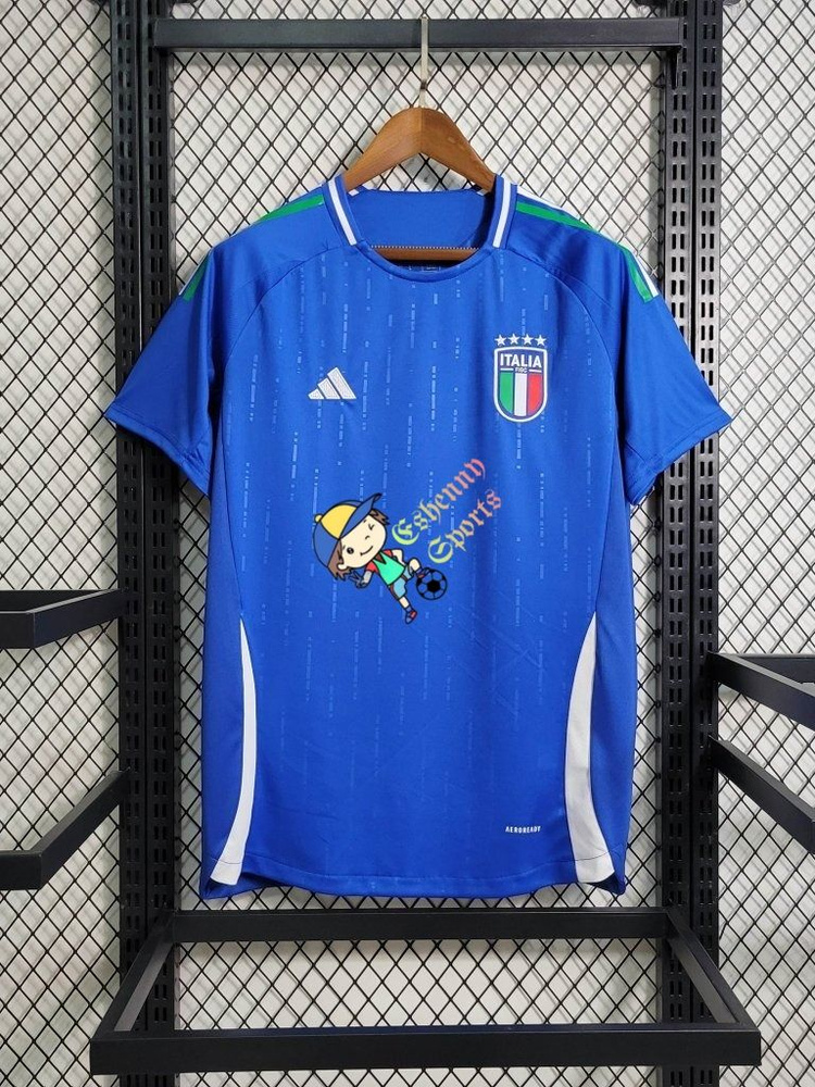 Футболка спортивная Football Jersey Italy #1