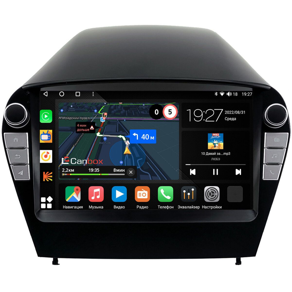 Штатная магнитола Canbox M-Line 2K 4179-9-0086 для Hyundai ix35, Tucson 2 2009-2015 на Android 10 (4G #1