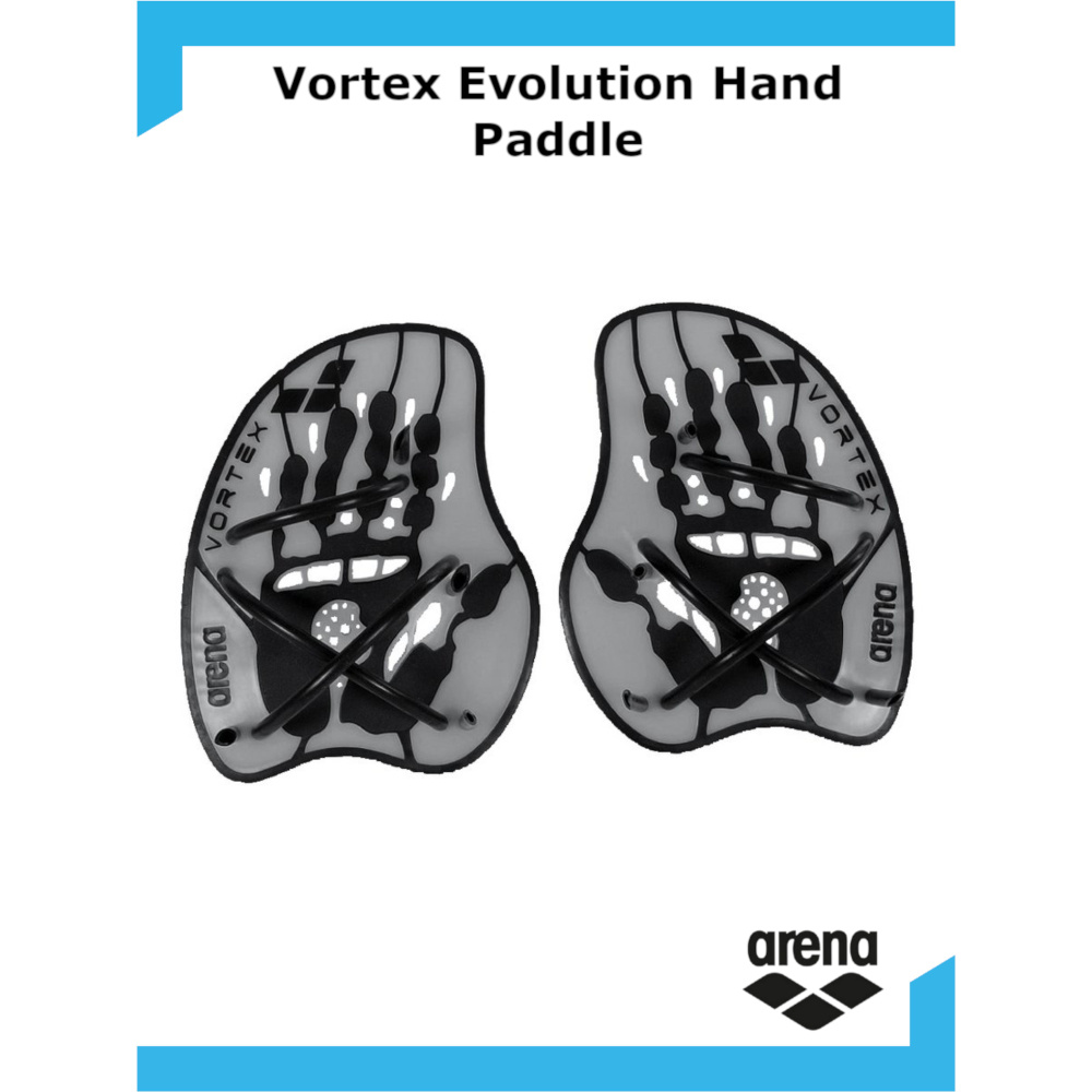 Лопатки для плавания Arena Vortex Evolution Hand Paddle 95232 ,L, серый #1