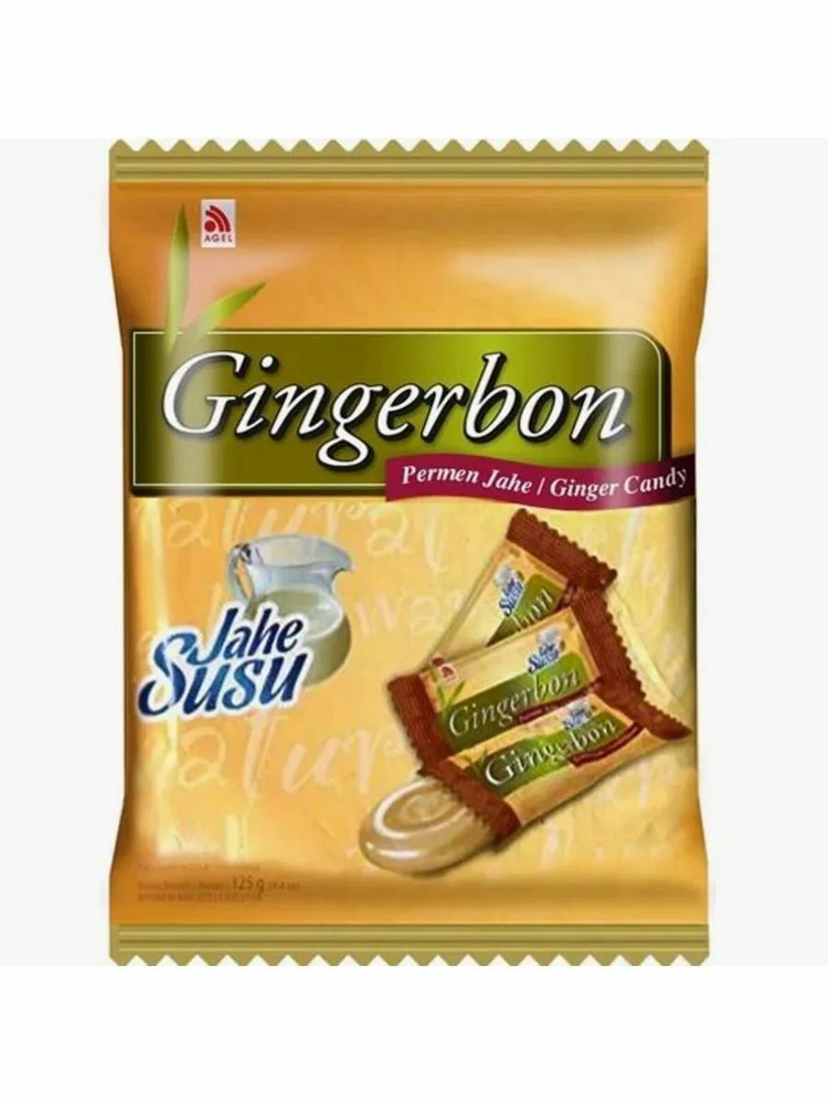 Имбирно-сливочные леденцы Gingerbon, Jahe Susu, 100 гр #1