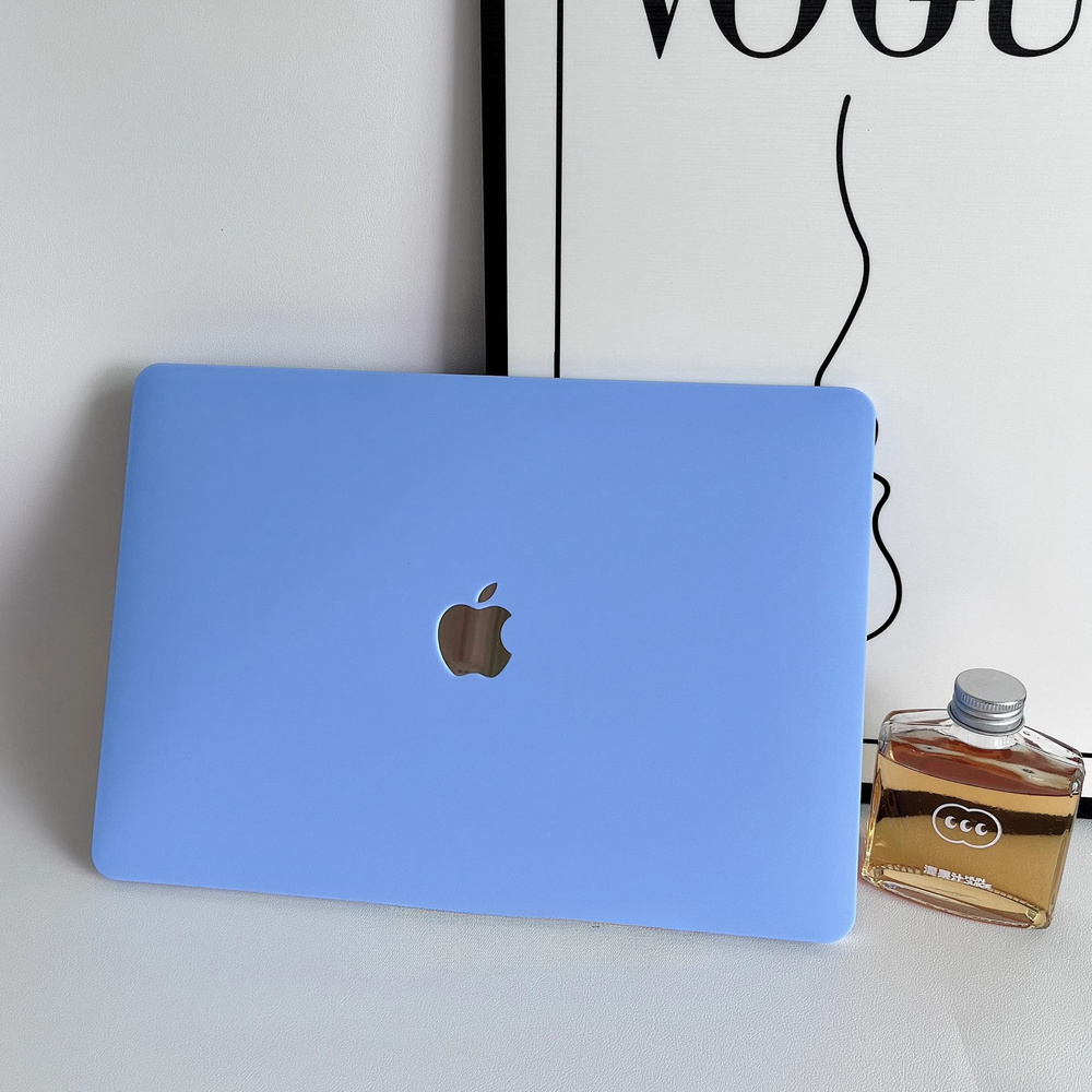 Жесткий кейс Macbook Чехол-накладка Case для Air 15.3 (A2941(M2)/ A3114(M3)) Матовый синий  #1