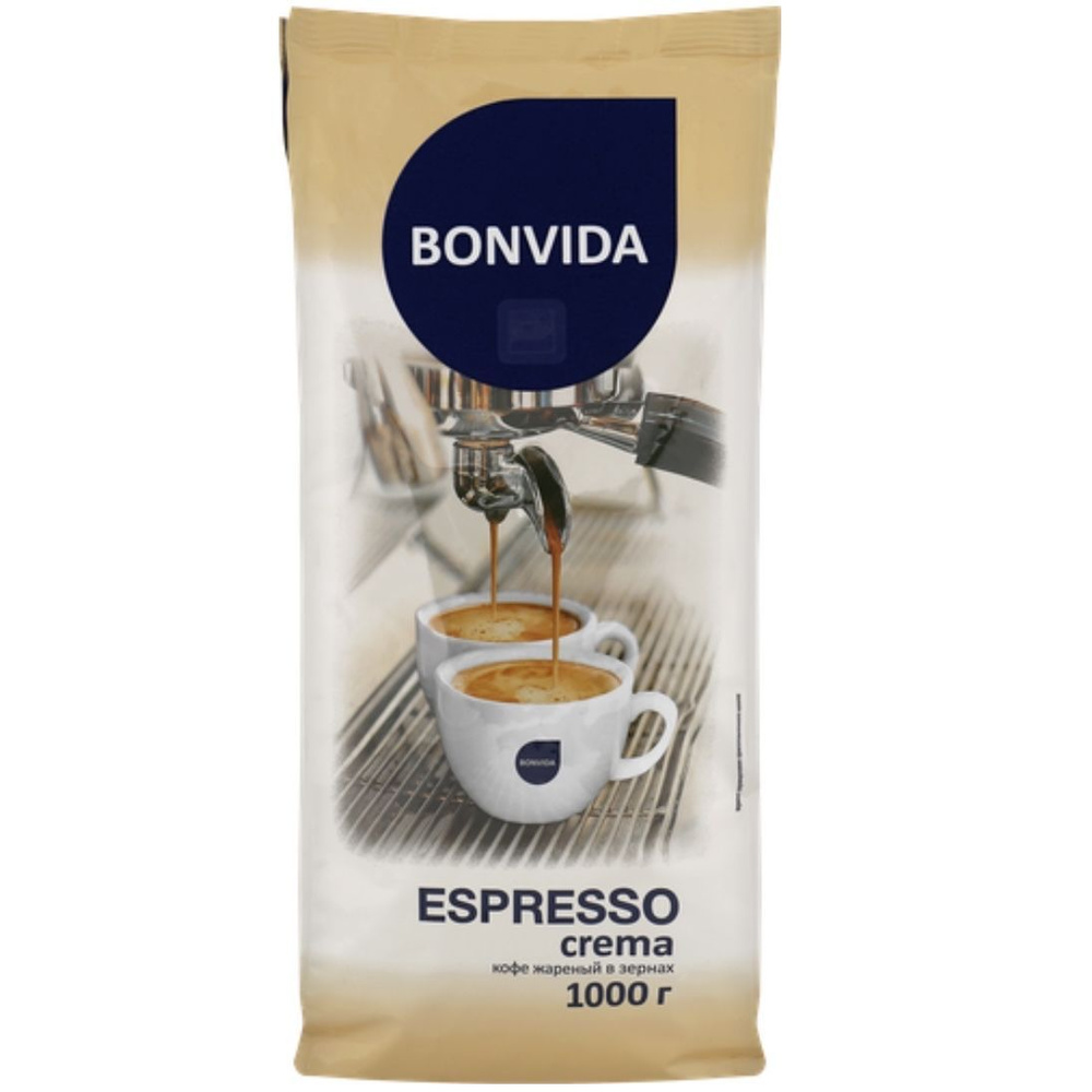 Bonvida Кофе зерновой Espresso Crema , 1 кг #1