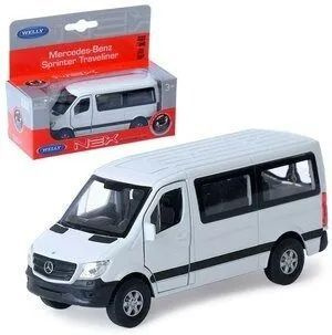 Welly - модель машины 1:50 Mercedes-Benz Sprinter белый #1