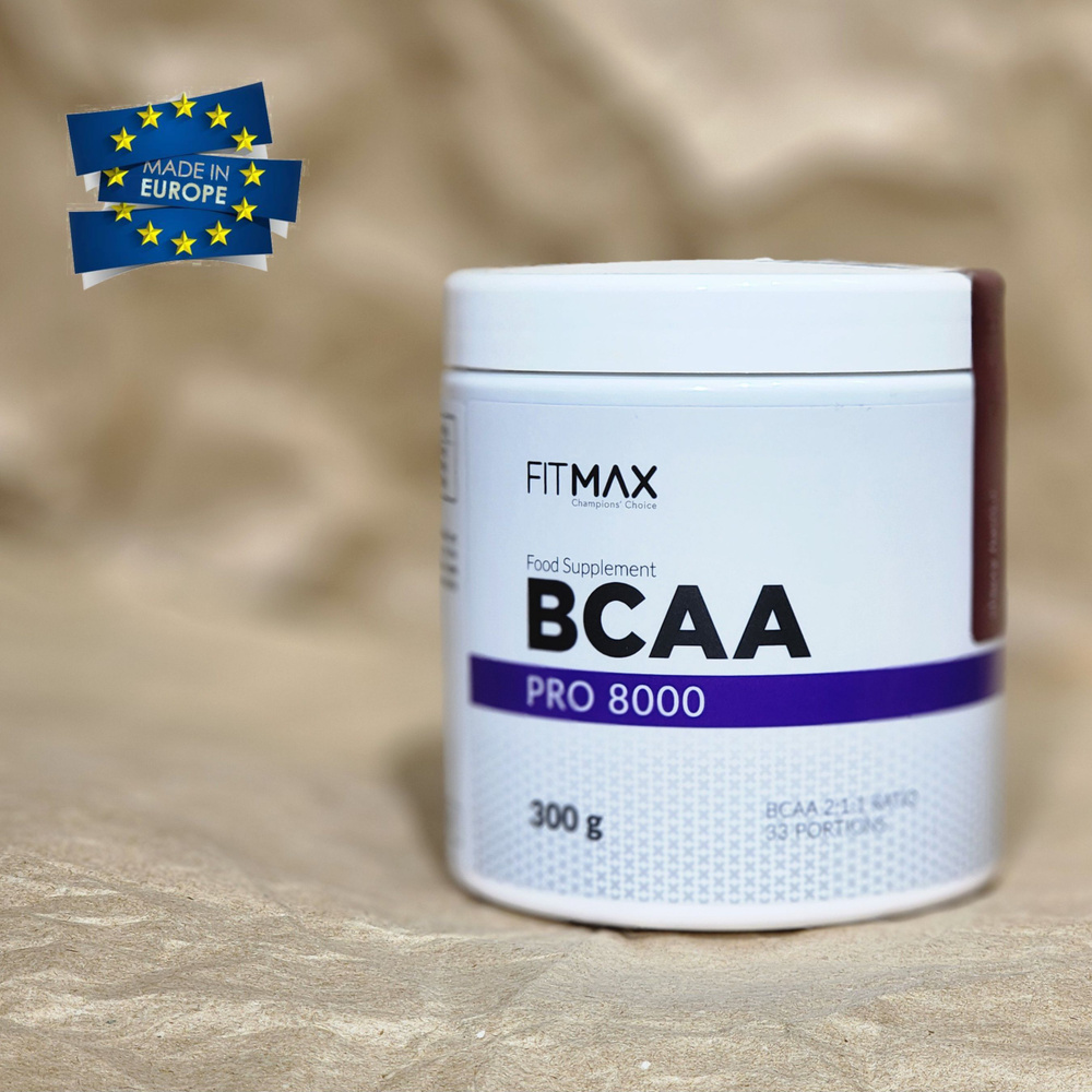 БЦАА порошок FitMax - BCAA Pro 8000 (300 г) - Вкус Вишня #1