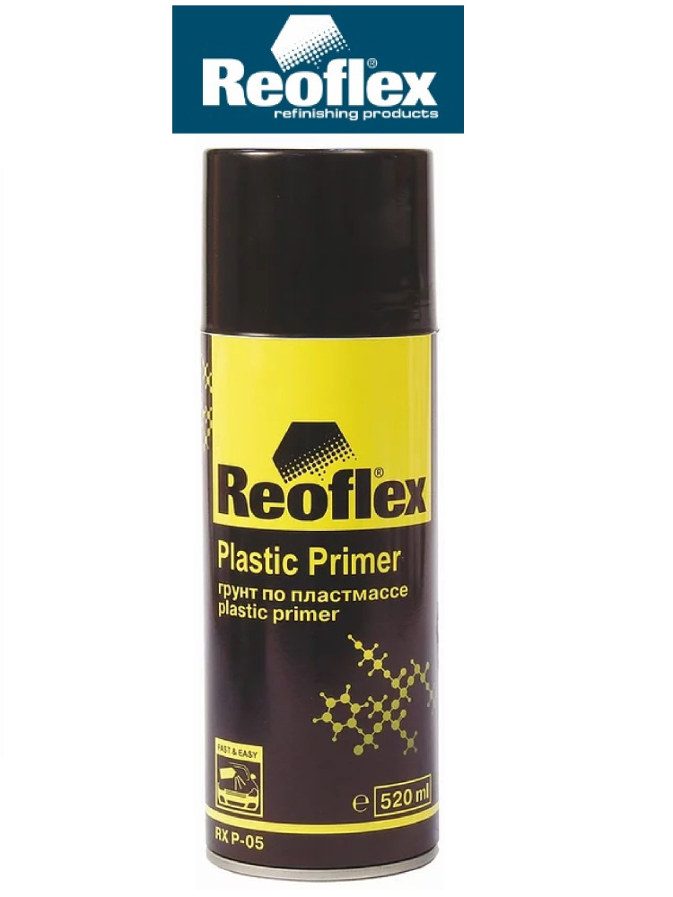 REOFLEX Грунт по пластмассе аэрозоль Plastic Primer Spray RX P-05 (прозрачный)  #1