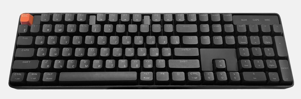 Проводная механическая клавиатура Xiaomi Wired Mechanical Keyboard (JXJP01MW) Space Gray  #1