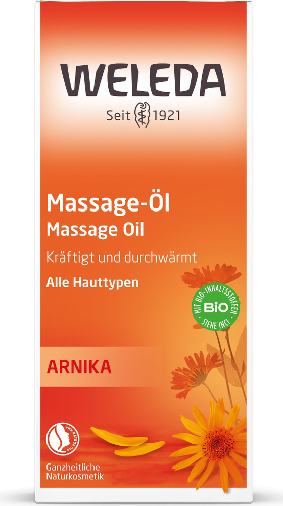 Weleda / Веледа Arnica Масло косметическое массажное для тела, 100мл / уходовая косметика  #1