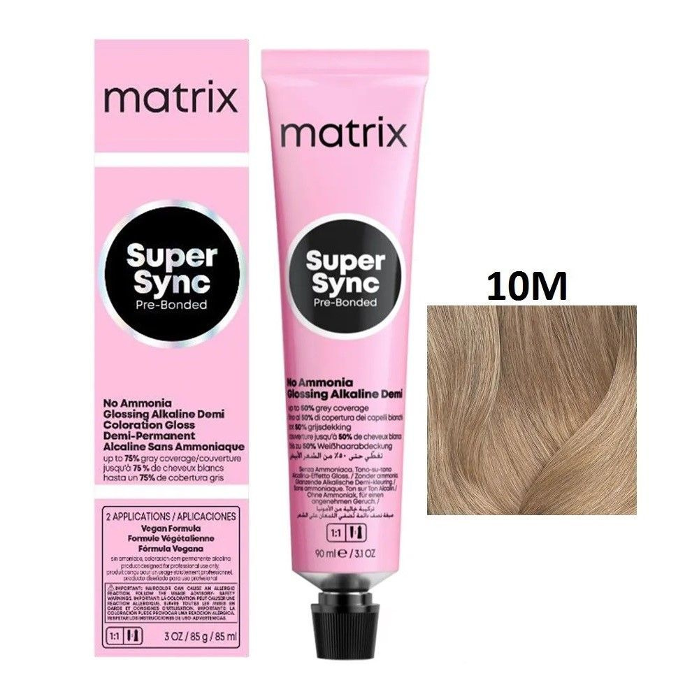 Matrix SoColor Super Sync 10M Краситель для волос тон-в тон Экстра светлый блондин мокка, 90 мл  #1