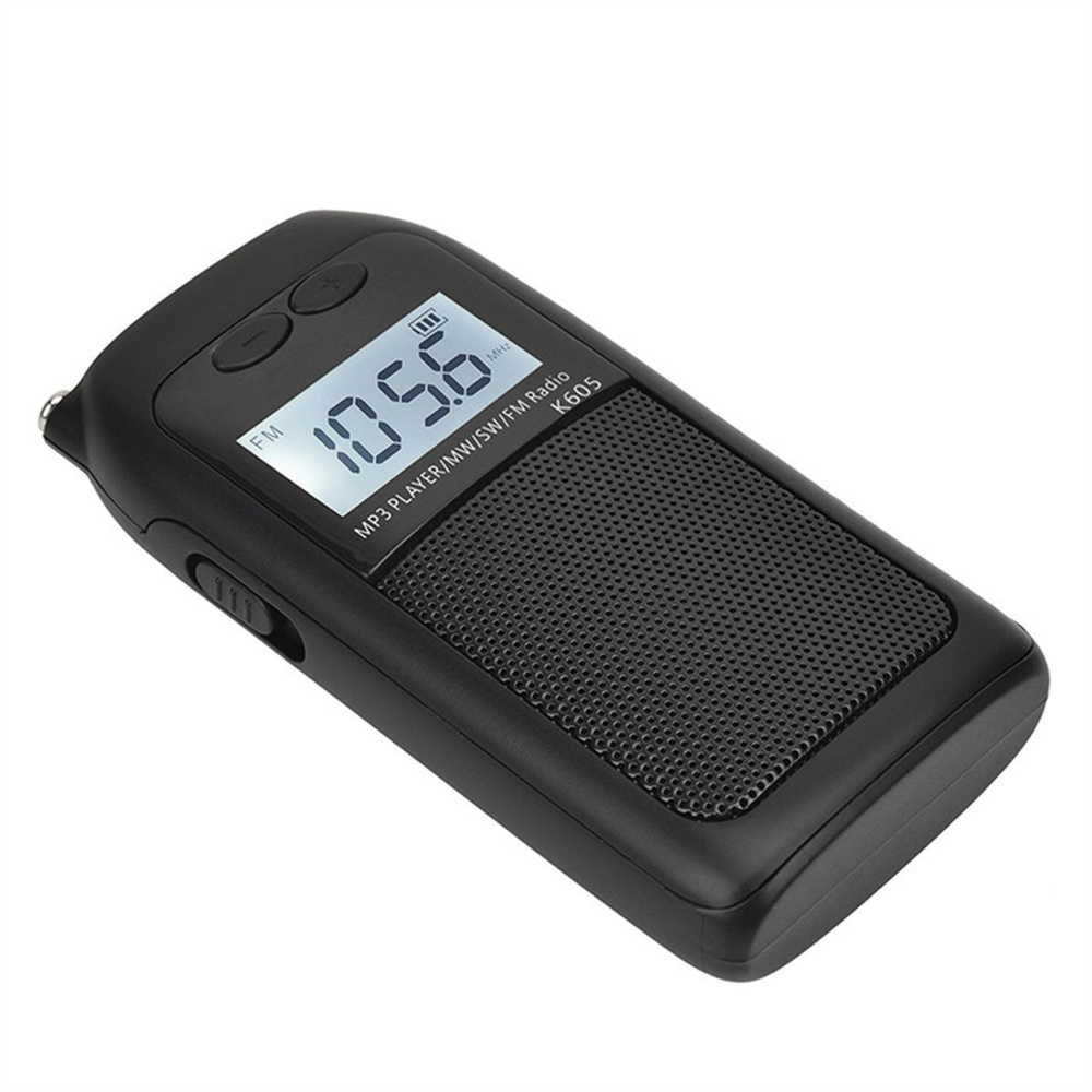 Портативный карманный радиоприемник FM AM SW MW MP3-плеер стерео ...