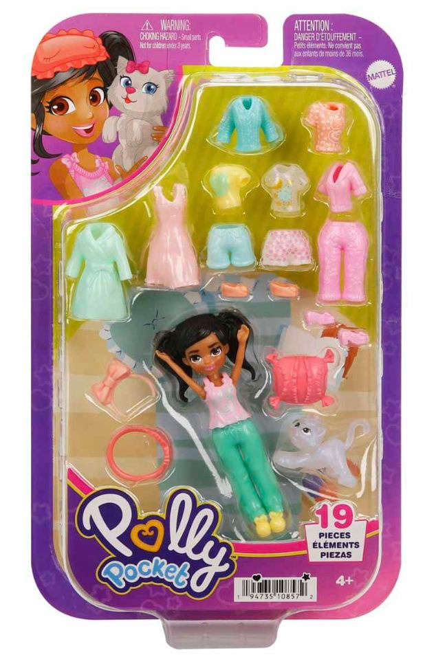 Polly Pocket Модный комплект HKV88 - Кошка купить на OZON по низкой ...