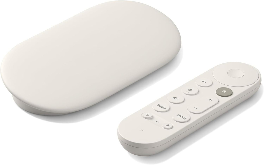 テレビ google TV Streamer 4K Медиаплеер Google TV Streamer 4K 32Gb, белый, Android купить c