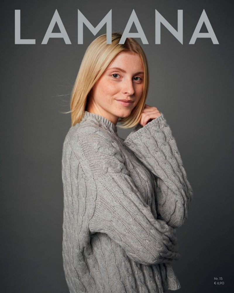 Журнал "LAMANA" № 15, 15 моделей, Lamana, M15 со схемами для вязания спицами и крючком, с переводом на #1