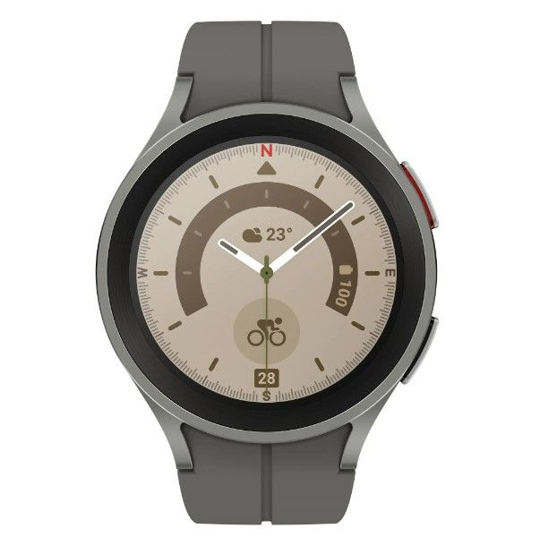 Samsung Galaxy Watch 5 Pro BT Умные часы, 45 мм, серый #1