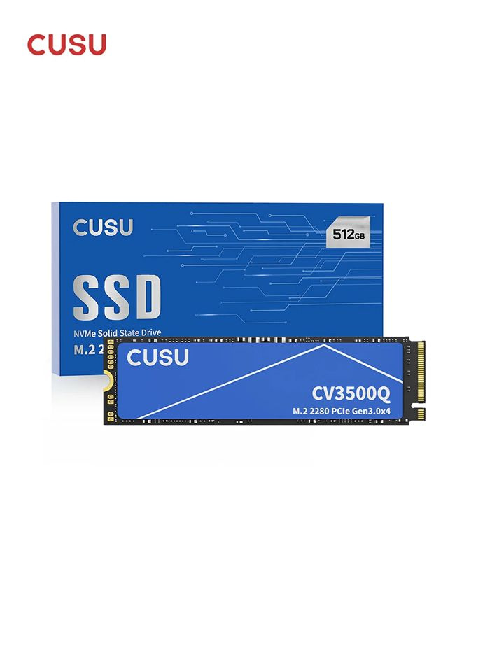 【SSD 512GB 2個セット】CUSU CV3500Q M.2 NVMe SSD 512GB 2個セット】CUSU CV3500Q M.2 NVMe Pの通販 by