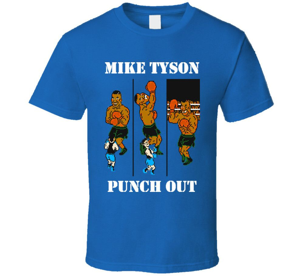 Футболка Футболка Mike Tyson Punch Out Retro Video Game T Shirt 1 шт #1