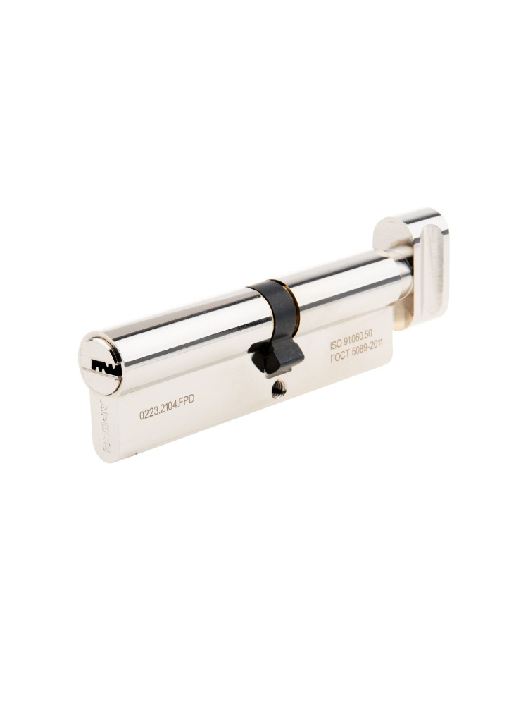 Цилиндровые механизмы Apecs Pro LM-100(45C/55)-C-NI 100 мм, ключ/вертушка, цвет никель #1