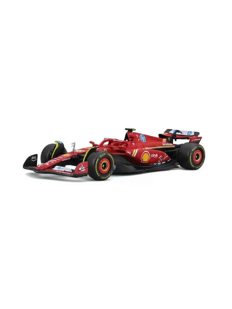 машинка 1:43 F1 Ferrari SF-24#16 Charles Leclerc BBurago купить на