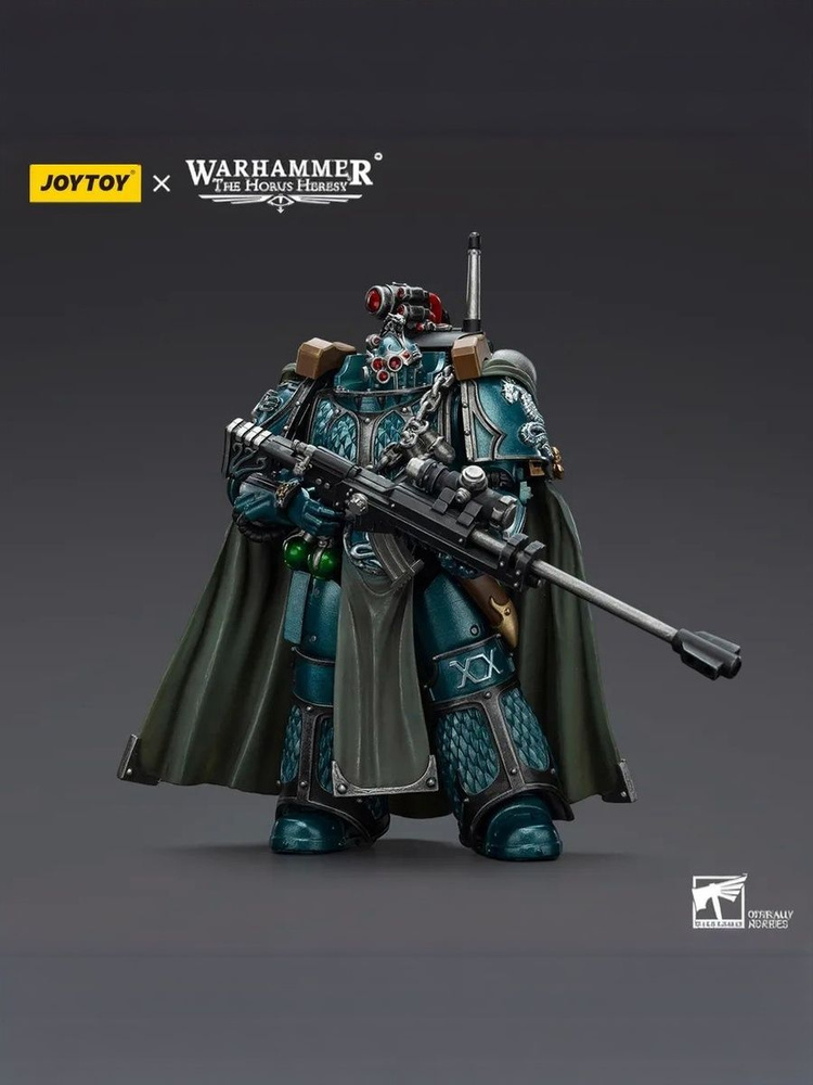 Action Figure JOYTOY Warhammer 40k 1/18 Alpha Legion Exodus 12,7cm - Collezionabile Con Fucile E Pugnale