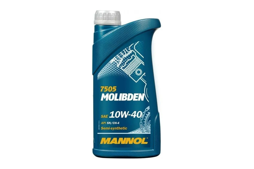 Масло моторное 10W40 п/синт. Molibden API SN/CH-4 (1л) (Mannol)