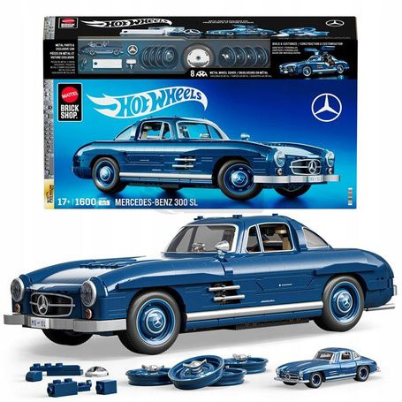 ミニカー BUSCH Mercedes-Benz 300 Конструктор Mattel Hot Wheels - Сборная машина Mercedes-Benz 300