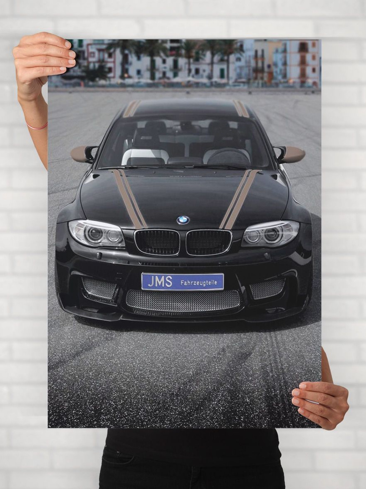 Плакат на стену для интерьера Легенды Авто (БМВ 1 серии M Купе - BMW 1 Series M Coupe 2) - Постер по #1