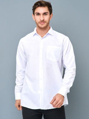 Белые мужские рубашки купить в интернет магазине OZON