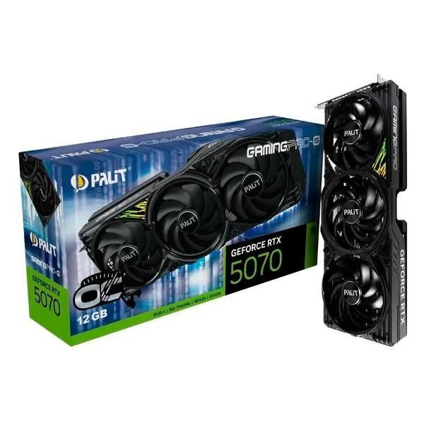 Palit Видеокарта GeForce RTX 5070 GAMINGPRO 12G