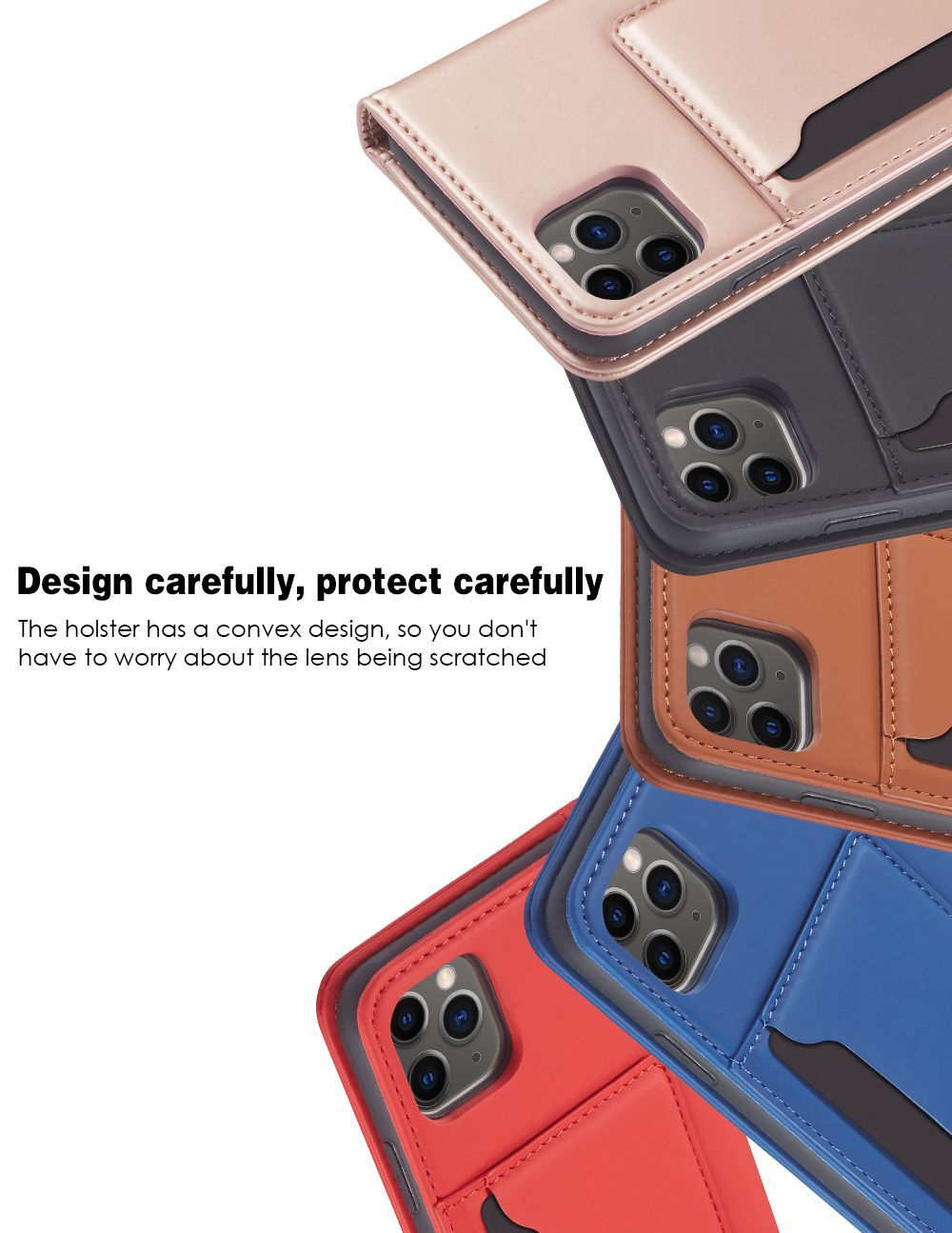 Custodia Portafoglio Per Xiaomi Redmi Note 11 4G/Note 11S: Stile Retrò Con 9 Slot Carte, Funzione Leggio E Cinturino - Nero - 3