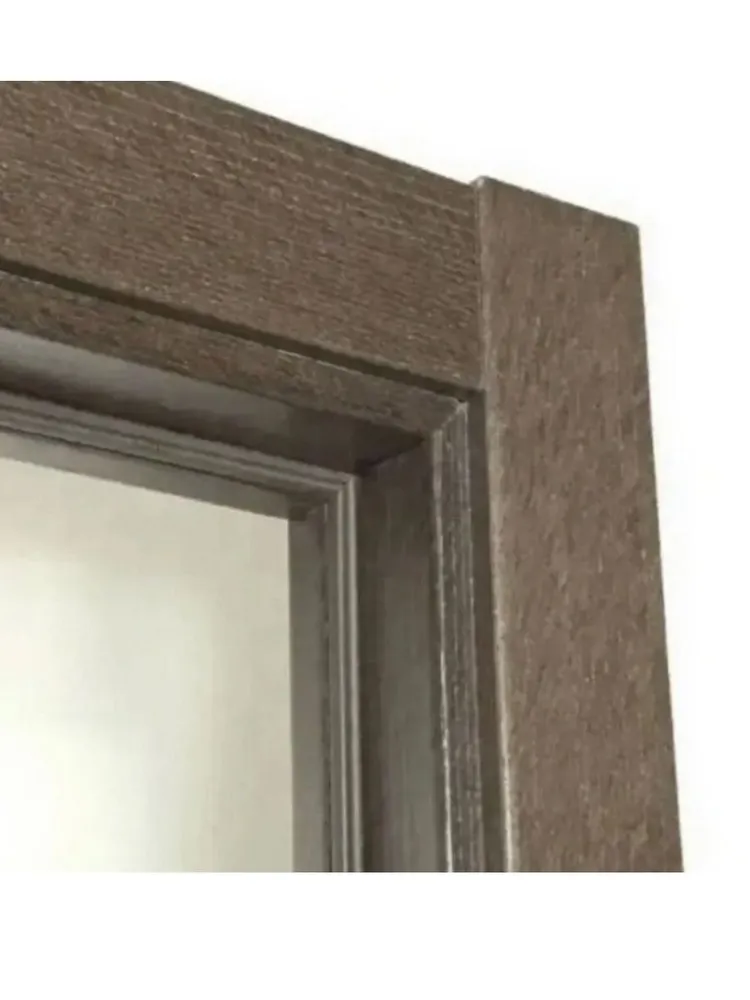 Наличник ПВХ с кабель-каналом D70*12*220мм,кремово-белый, 70x12, фото 3