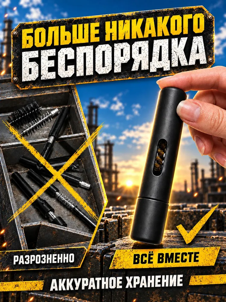 Набор для чистки оружия 5.45 мм/ Набор 6 в 1, вариант, фото 3
