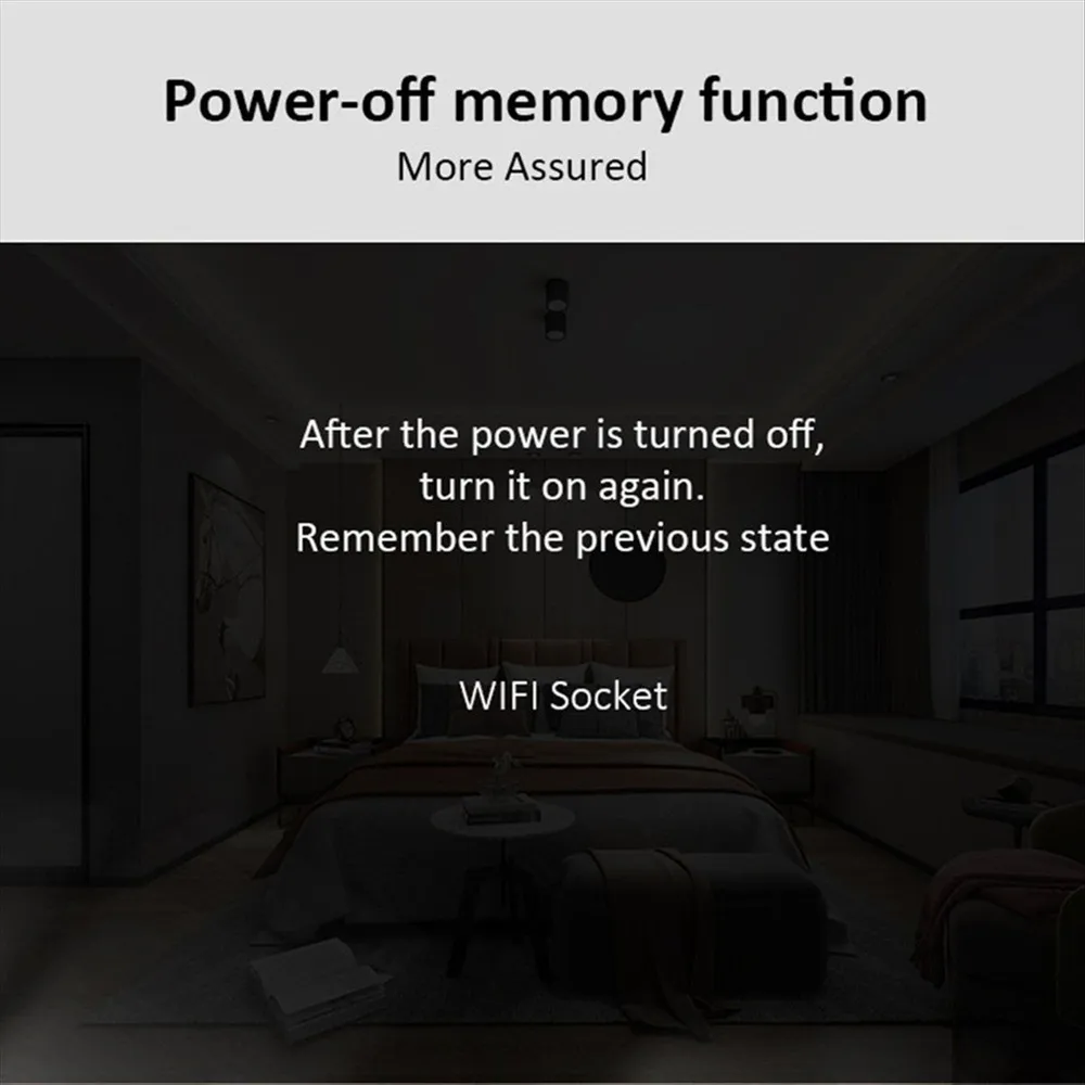 Умная Розетка Tuya WiFi Bluetooth 16A С Монитором Питания И Выключателем, Вилка EU 6