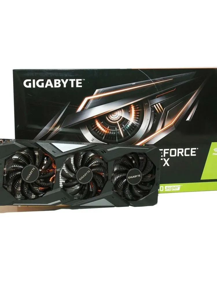 Gigabyte Видеокарта GeForce GTX 1660 SUPER GIGABYTE GeForce GTX 1660 SUPER Gaming OC 6 ГБ (GV-N166SGAMING OC-6GD1), LHR